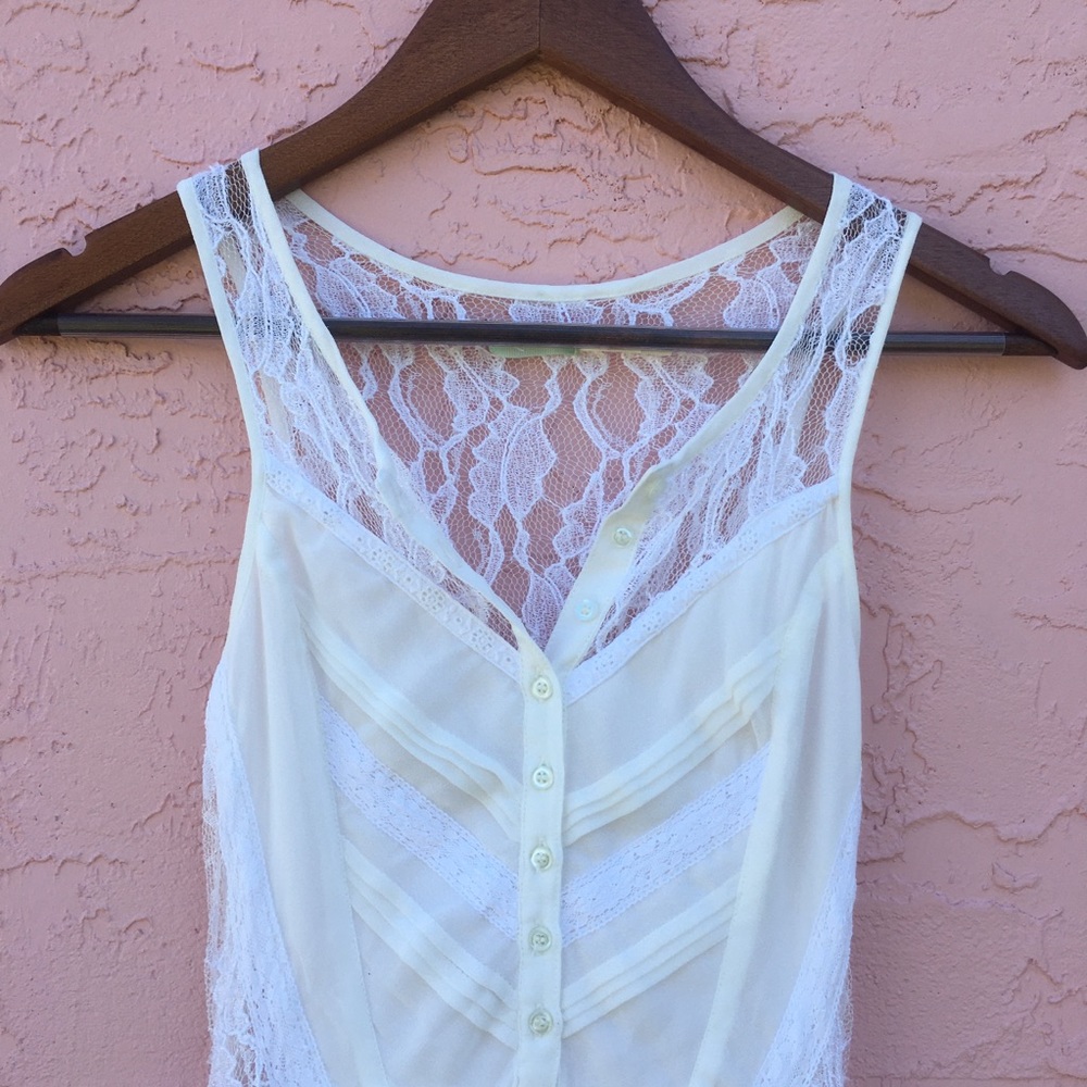 Kimchi Blue White Lace Maxi Dress Size 6